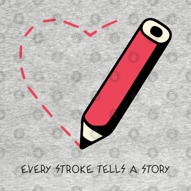 Every Stroke Tells A Story by Suimei
